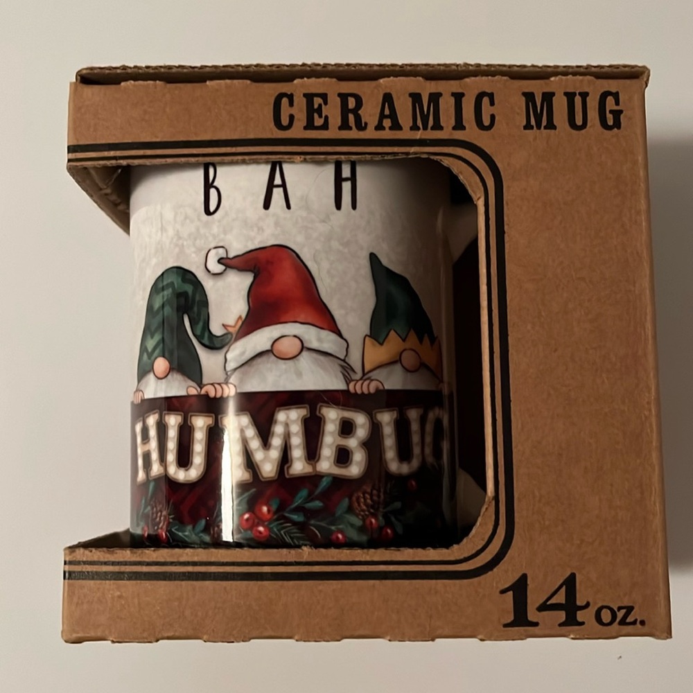‘Bah Humbug’ 14 oz. Ceramic mug